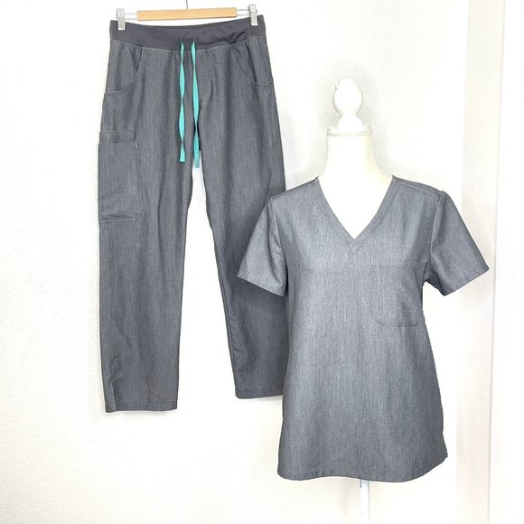 Figs Pants - Figs Size S Scrub Set Womens Graphite Kade Pants T21004P Catarina Top FW1000